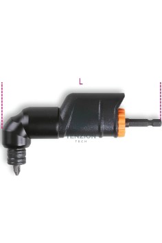 Rinvio Angolare Attacco Esagonale 1/4" 2