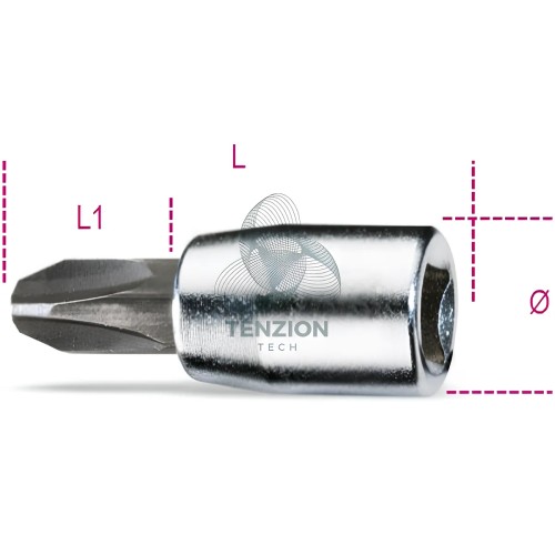 Chiave A Bussola A Giravite Per Viti Con Croce Phillips 1/4"