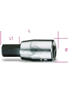 Chiave A Bussola A Giravite Maschio Esagonale 1/4"