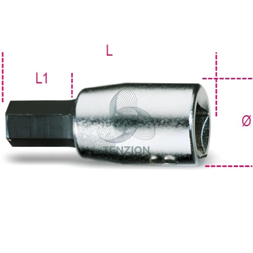 Chiave A Bussola A Giravite Maschio Esagonale 1/4"