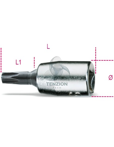 Chiave A Bussola A Giravite Torx 1/4"