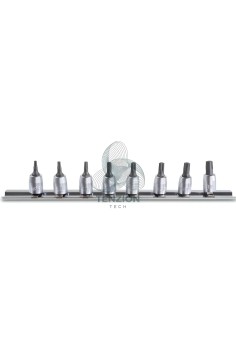 Set 8 Chiavi A Bussola A Giravite Torx 1/4" T9-T40