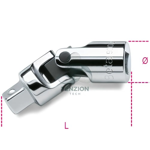 Snodo Con Attacco Quadro Maschio Femmina 1/4"