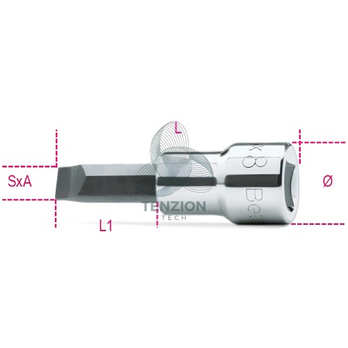Chiave A Bussola Giravite Per Viti Con Intaglio 3/8"
