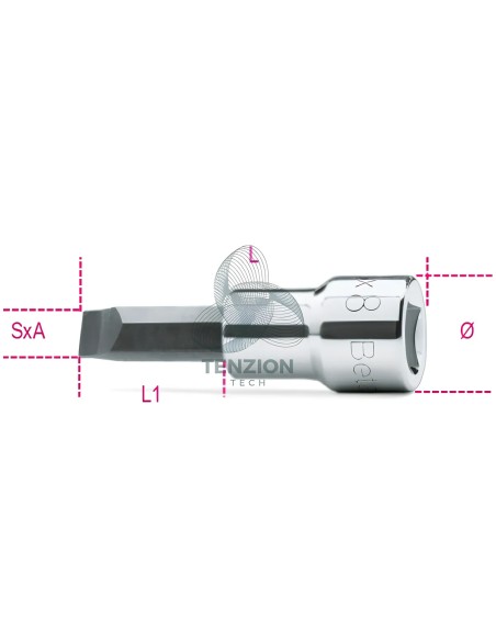 Chiave A Bussola Giravite Per Viti Con Intaglio 3/8"