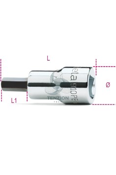 Chiave A Bussola Maschio Esagonale 3/8" 2