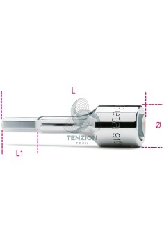 Chiave A Bussola Maschio Esagonale 3/8"