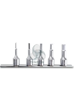 Set 5 Chiavi A Bussola Maschio Esagonale 3/8" 4-10mm
