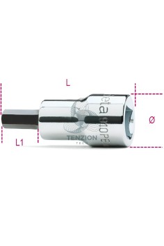 Chiave A Bussola Maschio Esagonale 3/8" 2