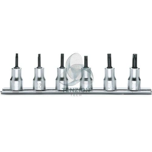 Set 6 Chiavi A Bussola Maschio Torx 3/8" T15-T40