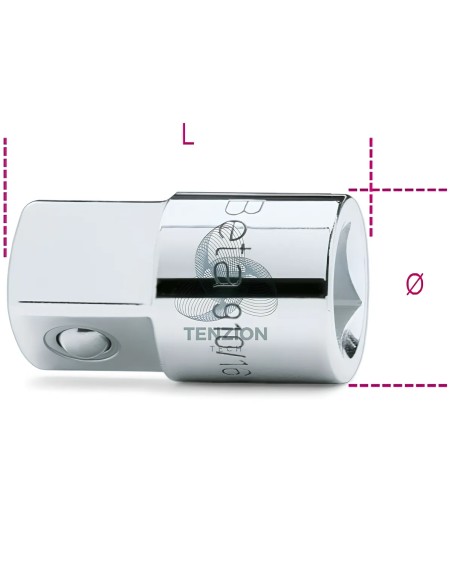 Raccordo Attacco Quadro Femmina 3/8" Maschio 1/2"