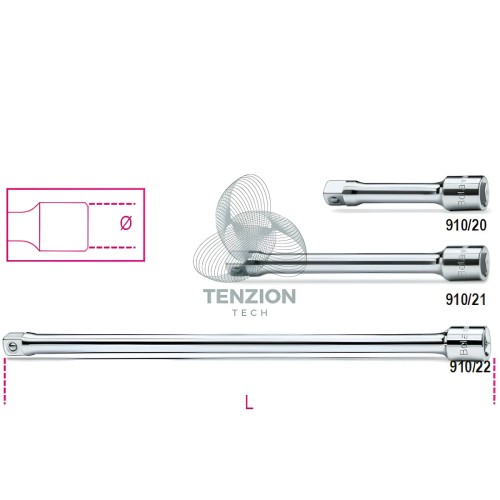 Prolunga Attacco Quadro Maschio Femmina 3/8"