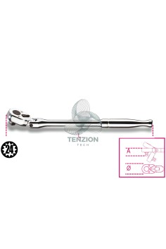 Cricchetto Reversibile Snodato Attacco Quadro Maschio 3/8"