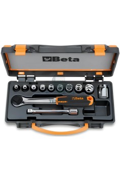 Set 10 Chiavi A Bussola E Accessori 3/8"