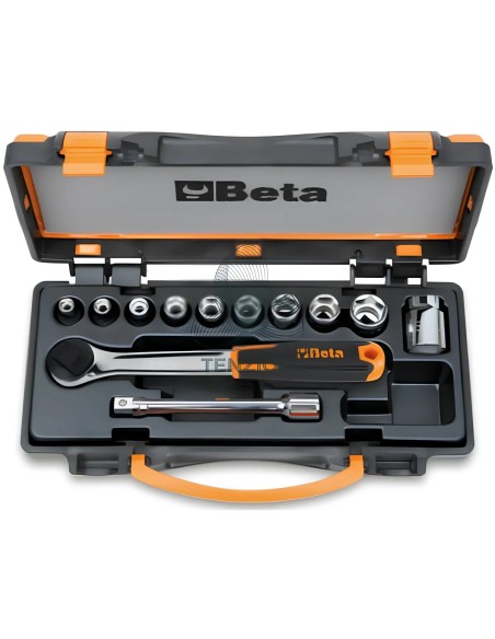 Set 10 Chiavi A Bussola E Accessori 3/8"