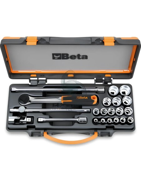 Set 16 Chiavi A Bussola Esagonali E Accessori 3/8"