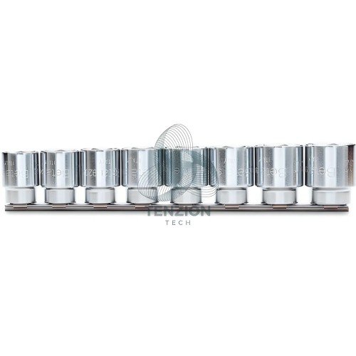 Set 8 Chiavi A Bussola Bocca Esagonale 1/2" 23-32mm