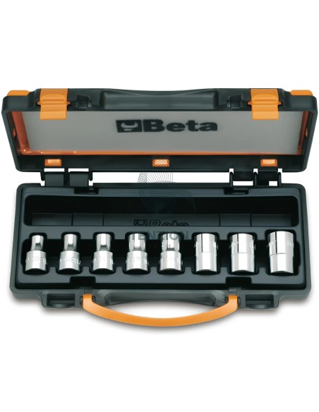 Set 8 Chiavi A Bussola Torx 1/2" E10-E24