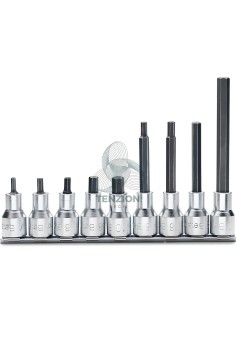 Set 9 Chiavi A Bussola Maschio Esagonale 1/2"