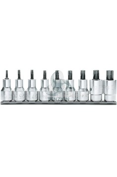 Set 9 Chiavi A Bussola Maschio Torx 1/2" T20-T60