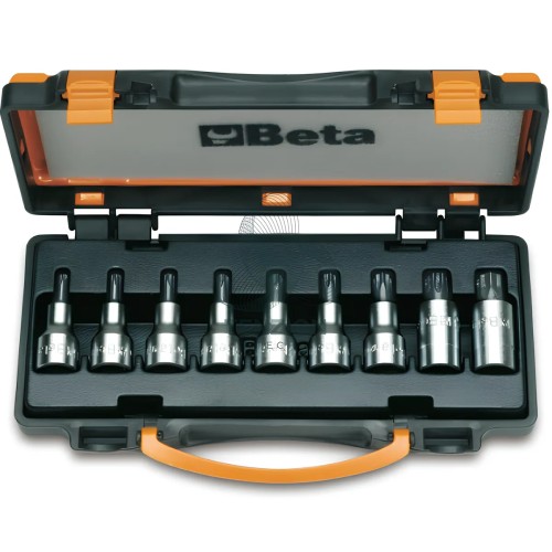 Set 9 Chiavi A Bussola Maschio Torx 1/2" T20-T60