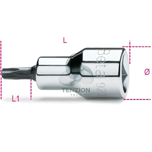 Chiave A Bussola Maschio Tamper Resistant Torx 1/2"