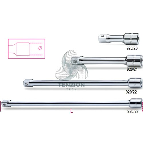 Prolunga Attacco Quadro Maschio Femmina 1/2"