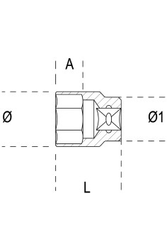 Chiave A Bussola Bocca Poligonale 3/4" 2