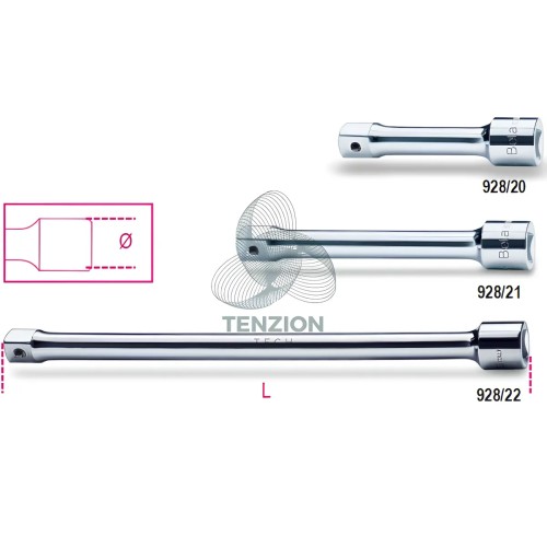 Prolunga Attacco Quadro Maschio Femmina 3/4"