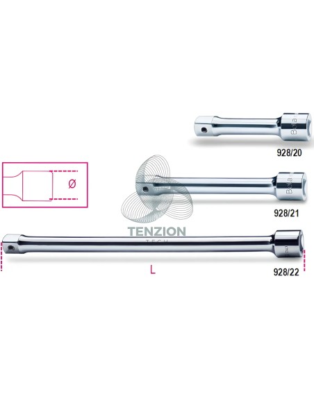 Prolunga Attacco Quadro Maschio Femmina 3/4"