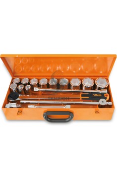 Set 12 Chiavi A Bussola Esagonali E Accessori 3/4"