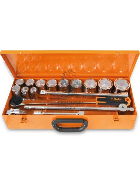 Set 12 Chiavi A Bussola Esagonali E Accessori 3/4"