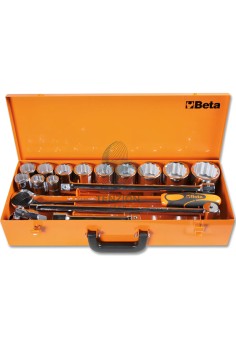 Set 12 Chiavi A Bussola Esagonali E Accessori 3/4"