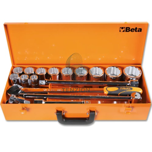 Set 12 Chiavi A Bussola Esagonali E Accessori 3/4"