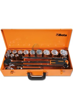 Set 12 Chiavi A Bussola Esagonali E Accessori 3/4"