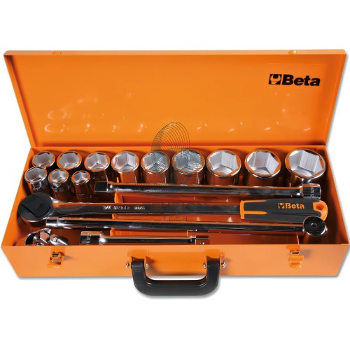 Set 12 Chiavi A Bussola Esagonali E Accessori 3/4"