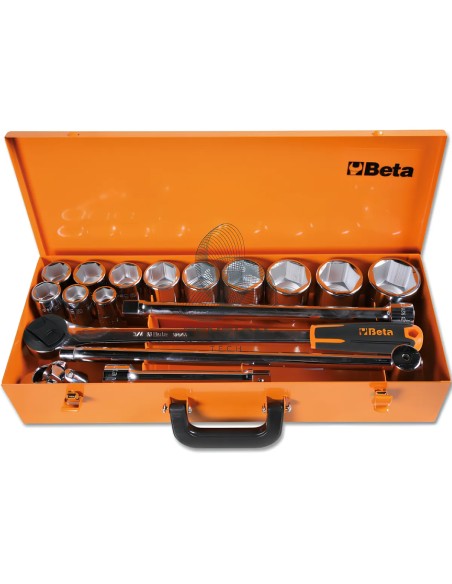 Set 12 Chiavi A Bussola Esagonali E Accessori 3/4"