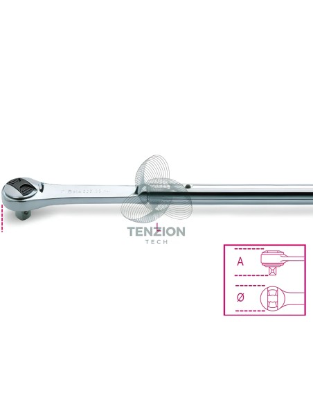Cricchetto Reversibile Attacco Quadro Maschio 1"