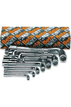 Set 25 Chiavi A Pipa Doppie Esagonali 6-32mm