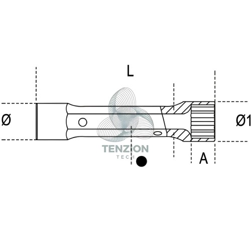 Chiave A Tubo Doppia Esagonale Serie Leggera
