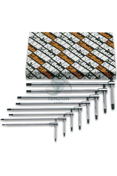 Set 6 Chiavi A T Maschio Esagonale 2,5-8mm