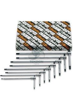 Set 8 Chiavi A T Maschio Esagonale 2-6mm