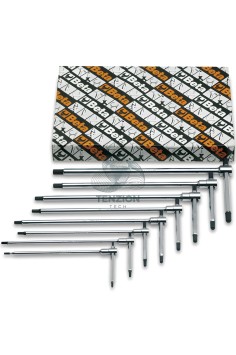 Set 14 Chiavi A T Maschio Esagonale 2-14mm