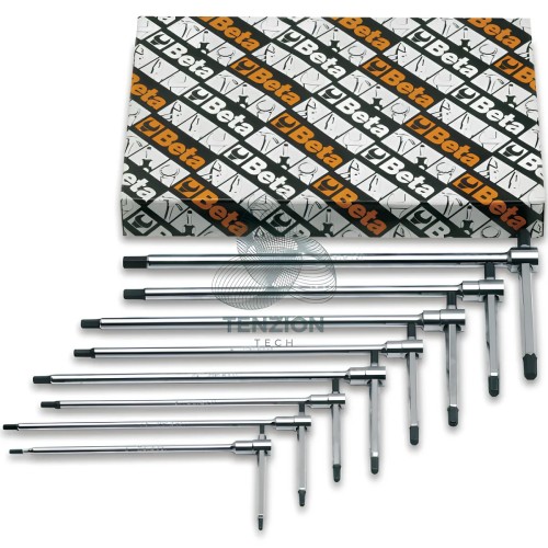 Set 14 Chiavi A T Maschio Esagonale 2-14mm