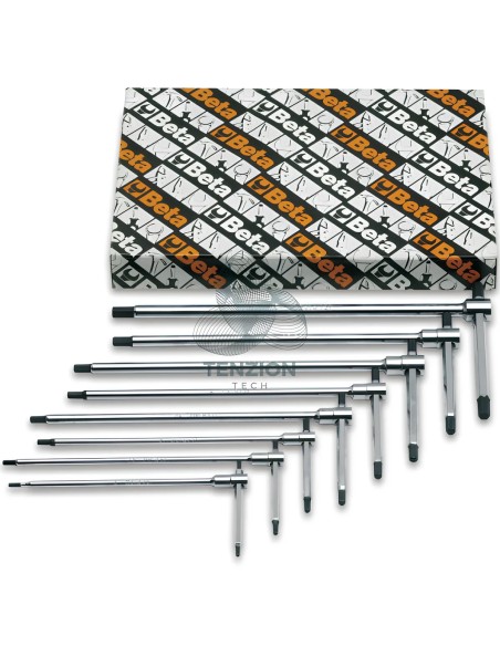 Set 14 Chiavi A T Maschio Esagonale 2-14mm