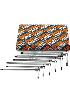 Set 6 Chiavi A T Maschio Esagonale 1/8"-3/8"