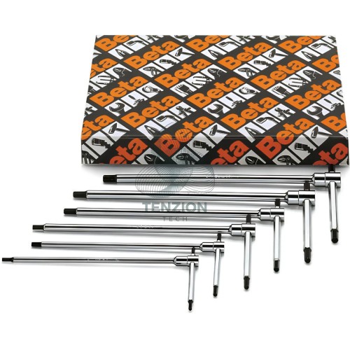 Set 6 Chiavi A T Maschio Esagonale 1/8"-3/8"