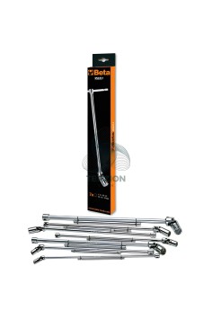 Set 7 Chiavi A T Bussole Esagonali Snodate 7-17mm