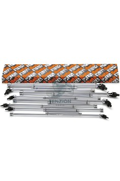 Set 9 Chiavi A T Maschio Esagonali Snodate 3-10mm