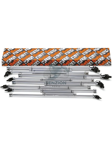 Set 9 Chiavi A T Maschio Esagonali Snodate 3-10mm